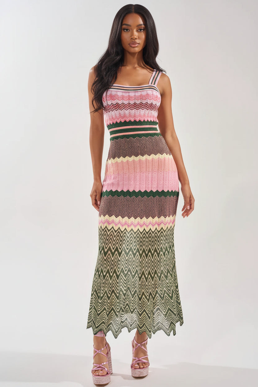 Heat Wave Knit Maxi Dress