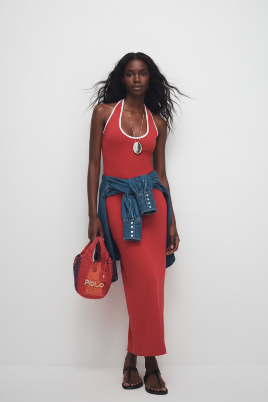 Midi Halter Dress